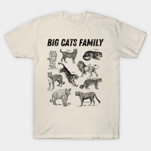 Big Cats Family T-Shirt